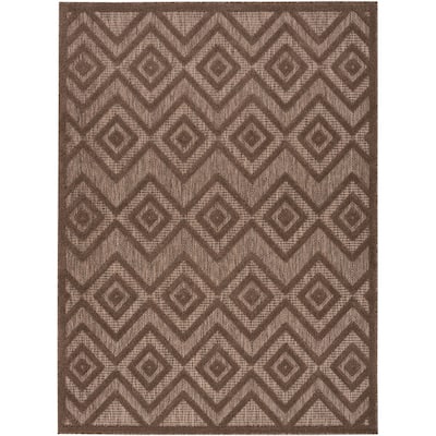 Nourison Versatile Indoor/Outdoor Geometric Flatweave Area Rug