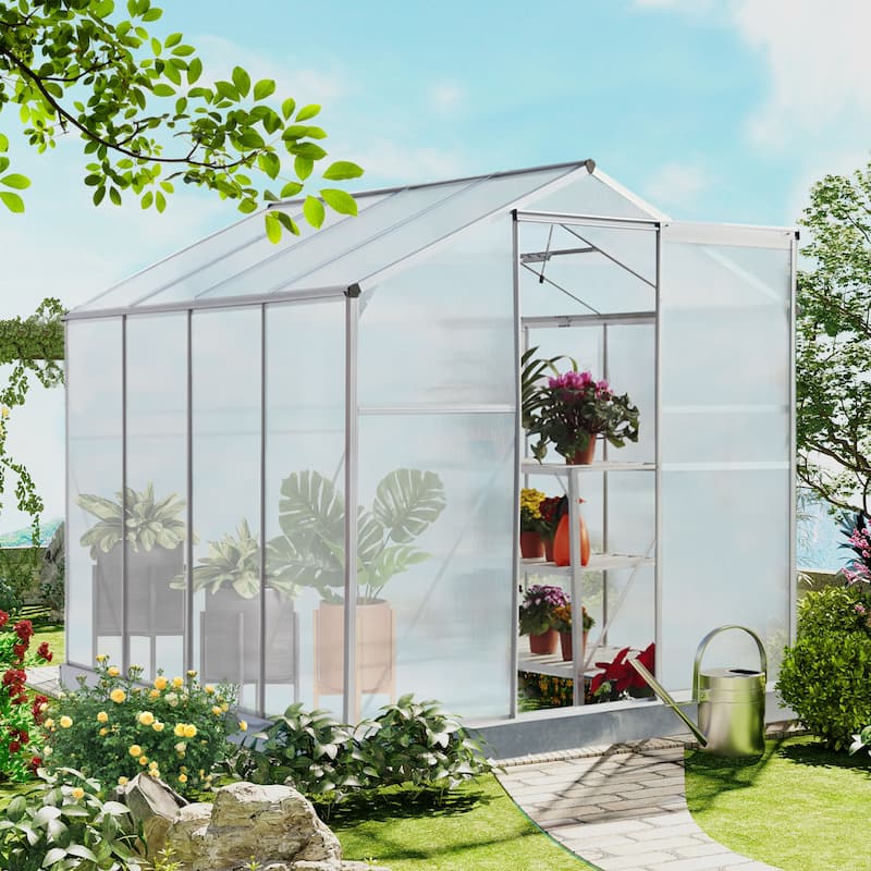 Greenhouse 6x8FT Sliver - Grow Tent