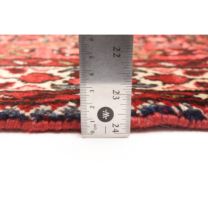 ECARPETGALLERY Hand-knotted Andelz Red Wool Rug - 2'10 x 10'0