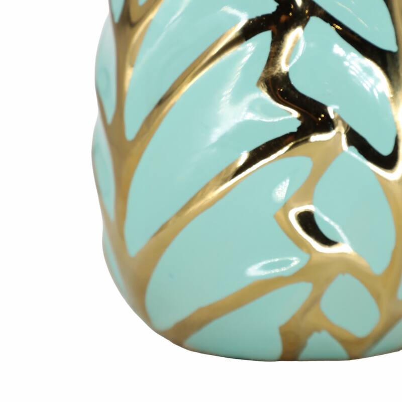 Ceramic Modern Leaf Sculptural Flower Vase