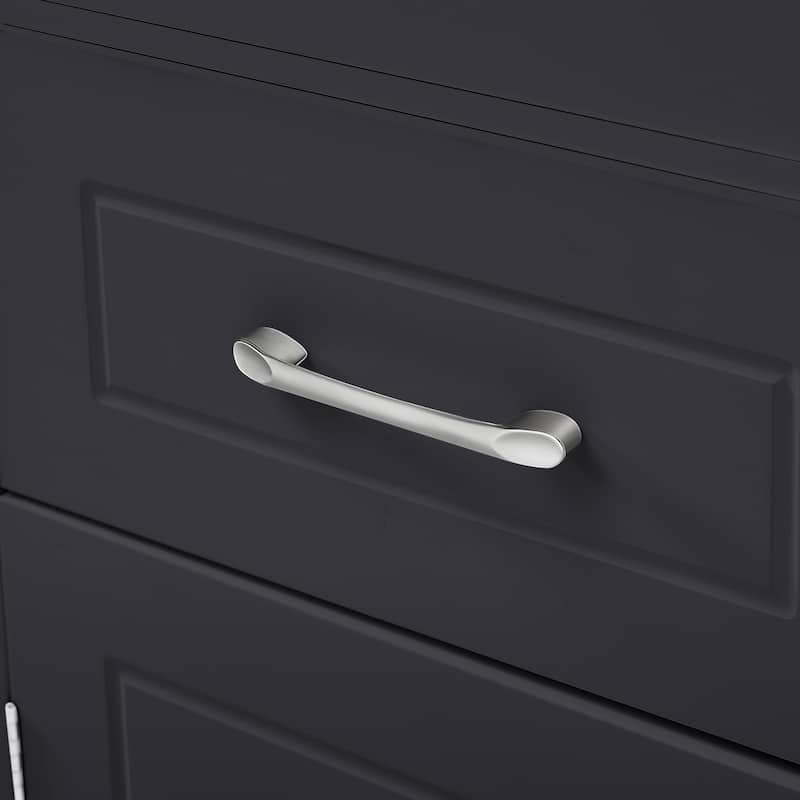 GDF Studio - Peter Modern MDF Tall Bathroom Storage Cabinet with Adjustable Shelves and Two Doors