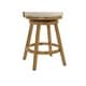 preview thumbnail 33 of 64, Harper Modern Swivel Bar Stool, Upholstered Counter Height Chair with Solid Wood Frame