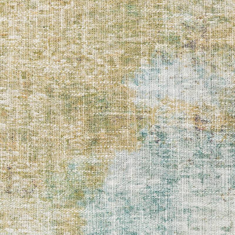 Vista Home Montreux Contemporary Abstract Yellow/Gold Area Rug