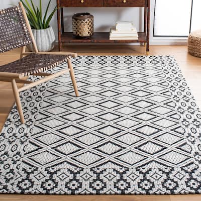 SAFAVIEH Handmade Marbella Hjalmdis Geometric Wool Rug
