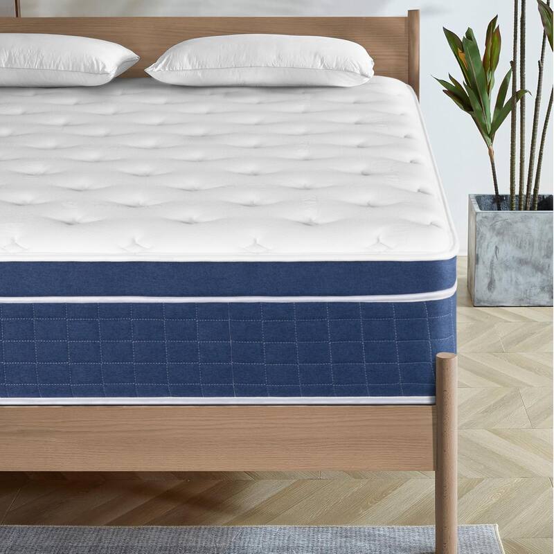 14" King Size Hybrid Mattress,Memory Foam,Pocket Springs,Medium Firm