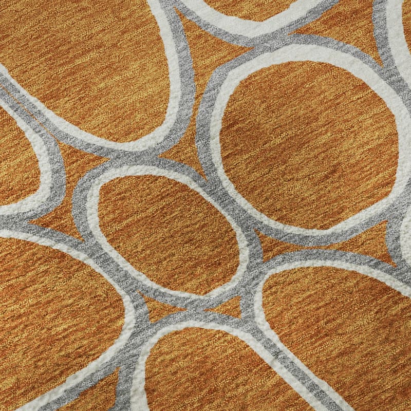 Premium Washable Super Soft Contemporary Bubble Mayfield Rug