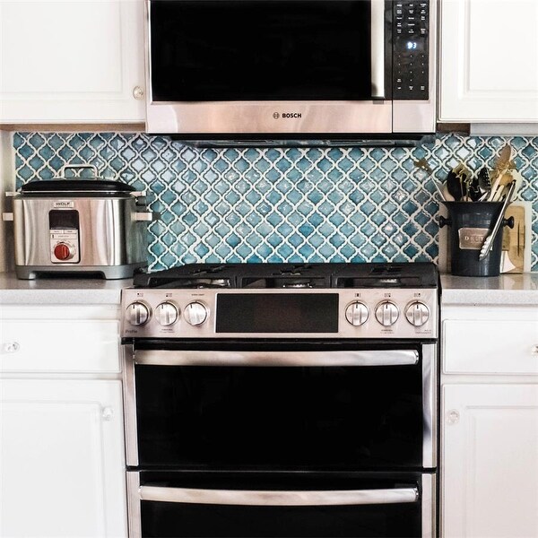 SomerTile 12.375x12.5-inch Antaeus Marine Porcelain Mosaic Floor and Wall Tile (10 tiles/10.7 sqft.). Opens flyout.