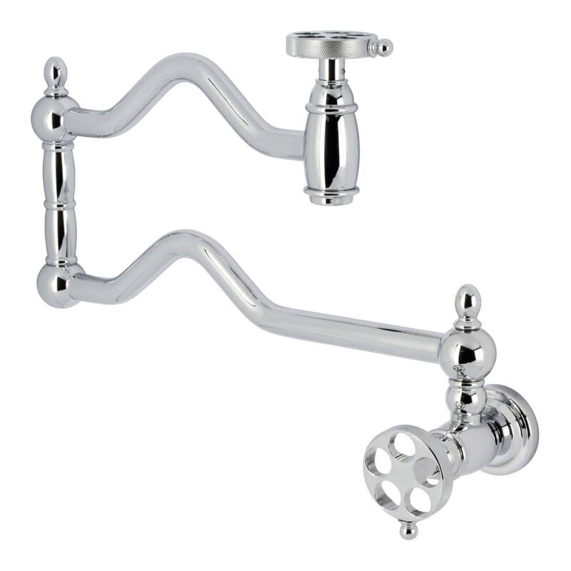 Kingston Brass KS210.RKZ Wendell 4.5 GPM Wall Mounted Single Hole Pot