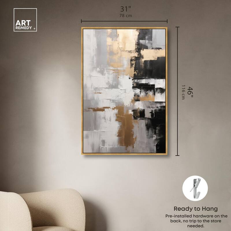 Nocturnal Alloy Canvas by Art Remedy