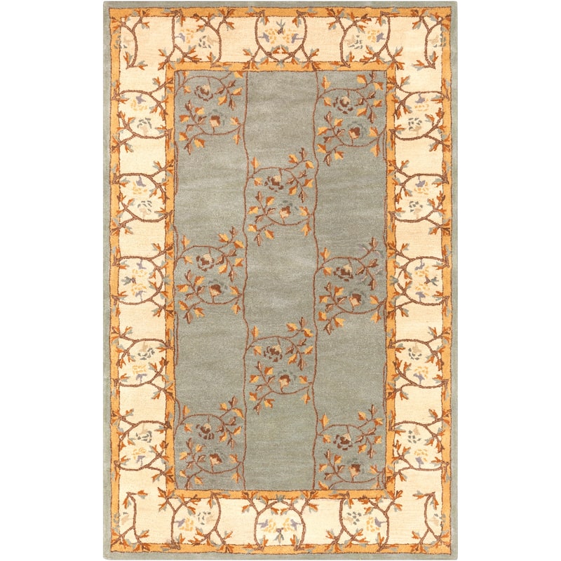 Livabliss Transitional Caesar Border Area Rug