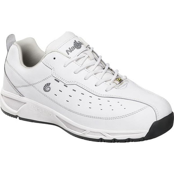 mens white work shoes