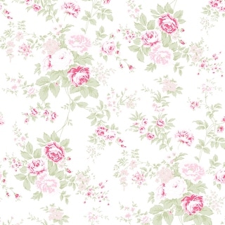 Shabby Chic by Rachel Ashwell Wild Flower Pink Wallpaper