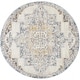 preview thumbnail 12 of 15, Livabliss Ankara Traditional Medallion Area Rug Teal - 5'3" x 5'3" Round - Round