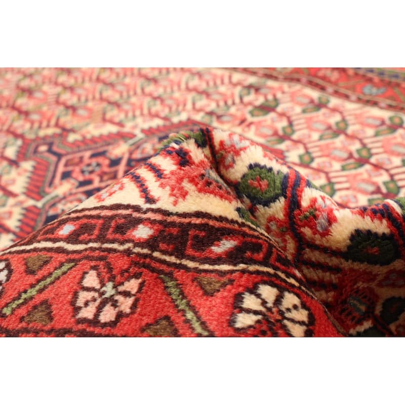 ECARPETGALLERY Hand-knotted Konya Anatolian Cream Wool Rug - 2' 8" x 9' 7"