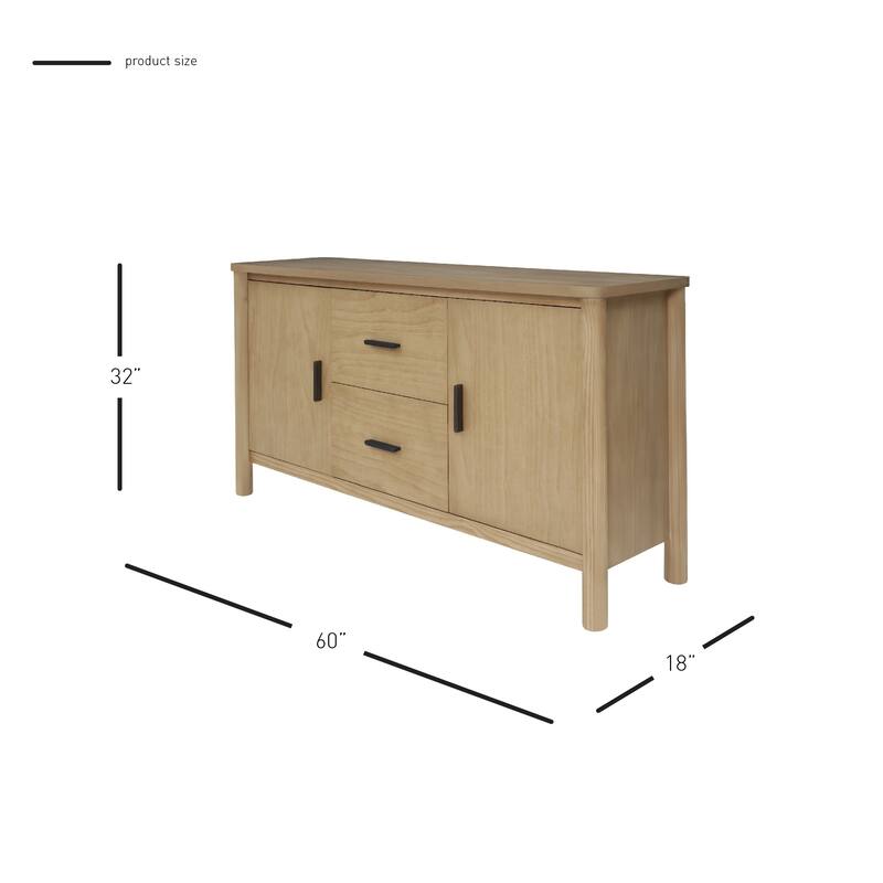 NPD Furniture Bloomfield Sideboard 2 Drawers and 2 Doors