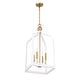 preview thumbnail 9 of 9, Savoy House 7-7802-4 Sheffield 4 Light 15" Wide Taper Candle Pendant