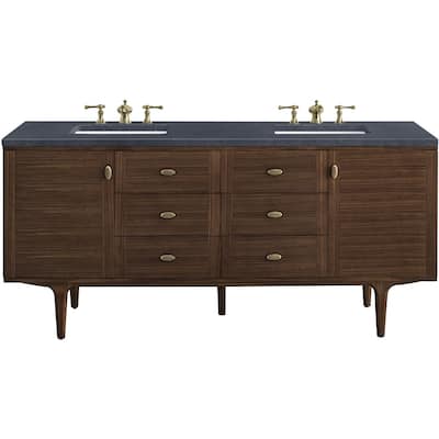James Martin Vanities 670-V72-3CSP Amberly 72" Free Standing or Wall
