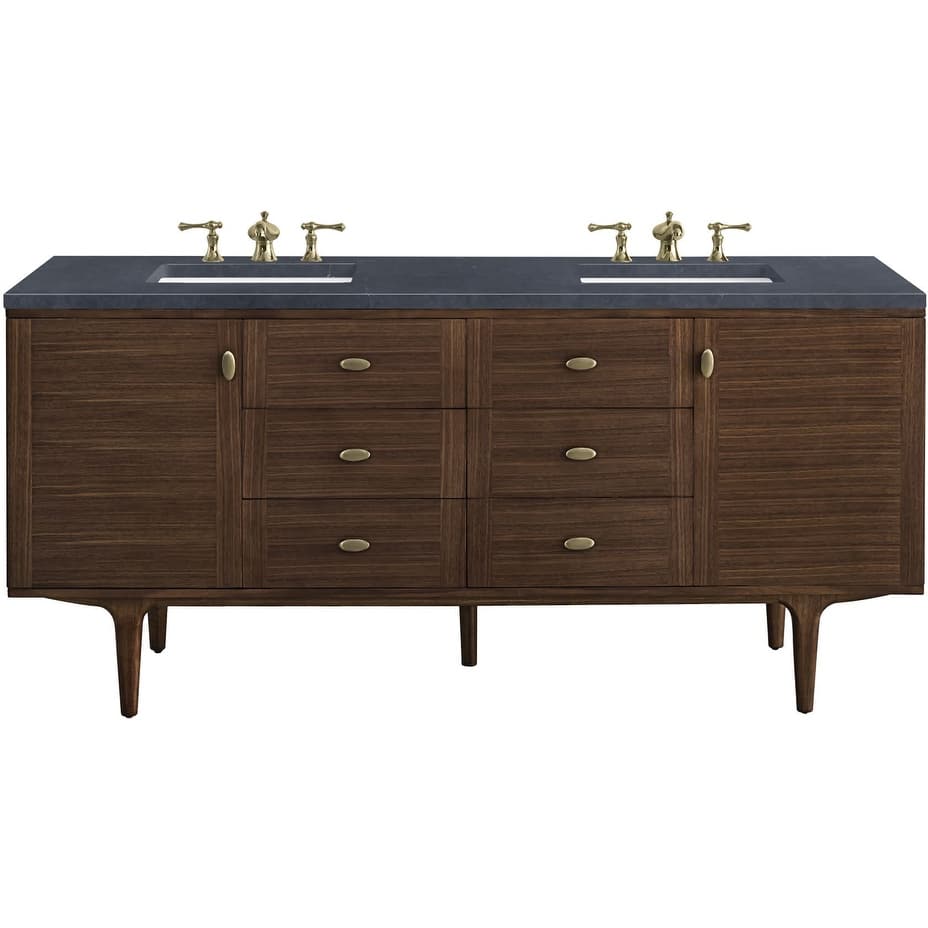 James Martin Vanities 670-V72-3CSP Amberly 72" Free Standing or Wall