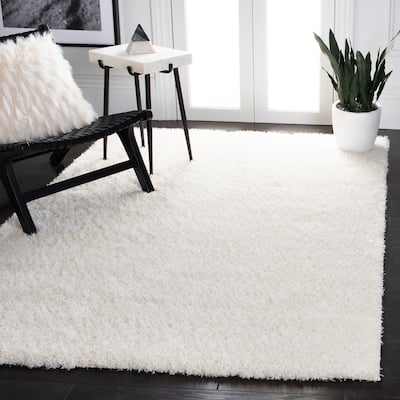 SAFAVIEH Charlotte Shag Sergei Solid 2-inch Thick Rug