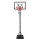 preview thumbnail 1 of 0, Basketball Hoop Outdoor Portable Basketball Goals, Adjustable Height 7ft - 10ft for Adults & Teenagers - 35 x 24 x 6.7 Black