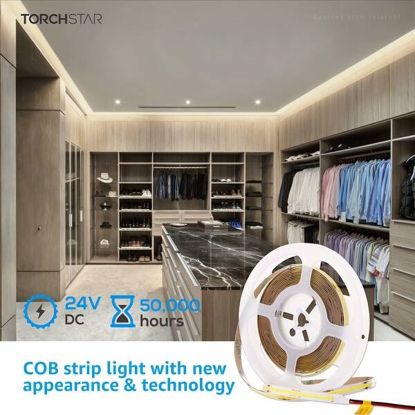 Shop Cob Led Strip Light Spot Free Lighting 4000k Cool White