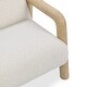 preview thumbnail 16 of 25, Classic Home Reyna Upholstered Fabric Accent Chair