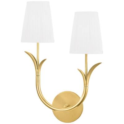 Hudson Valley Lighting Deering 2 Light 17" Tall Wall Sconce