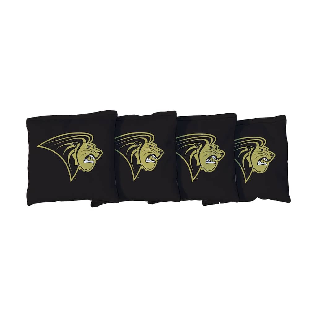 Lindenwood Lions Black Cornhole Bags