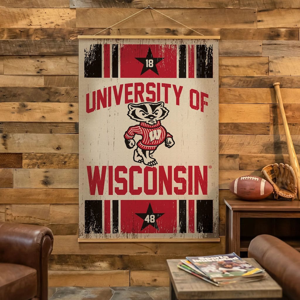 University of Wisconsin-Madison Canvas Wall Tapestry