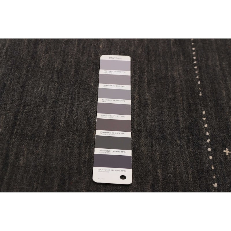 Kashkuli Gabbeh Grey Rug 4'7" x 6'6" - 4'7 x 6'6
