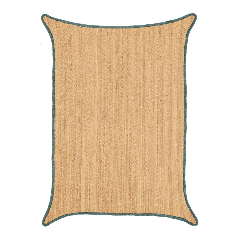 ECARPETGALLERY Braided Weave Palas Denizli Tan Jute Rug - 4'1 x 5'10