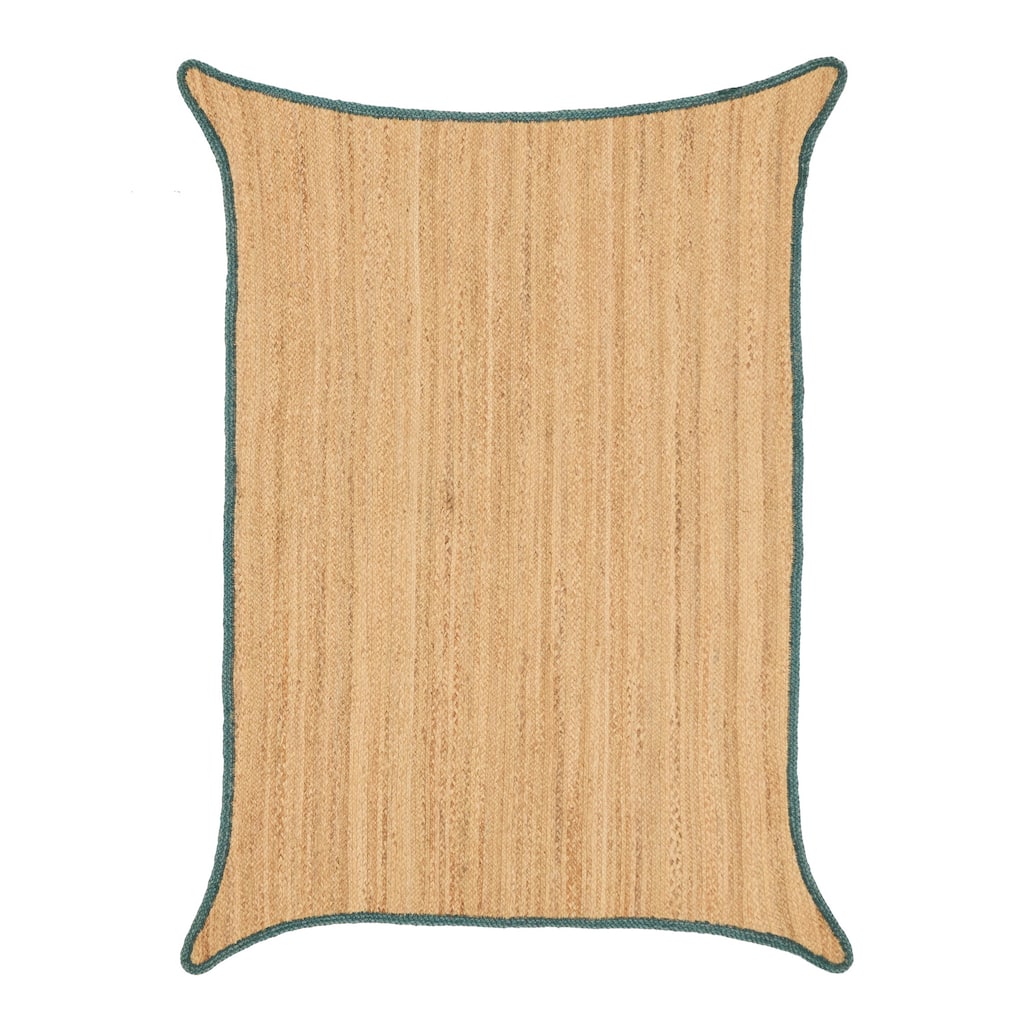 ECARPETGALLERY Braided Weave Palas Denizli Tan Jute Rug - 4'1 x 5'10