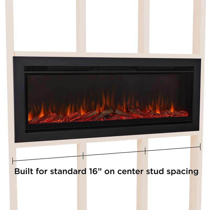 Wall Mount or Recessed Electric Fireplace Insert 48.88" by Real Flame