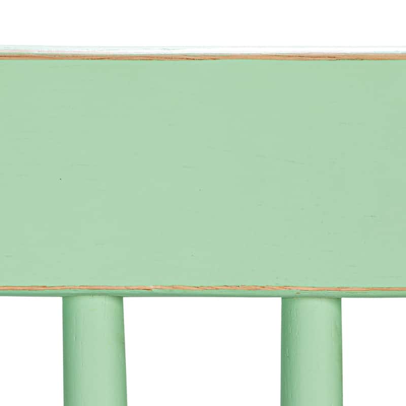 Rubberwood Dining Chairs with Slatted Back - 19.5"L x 19.5"W x 36.0"H