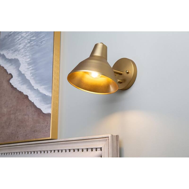 1-light bedroom light antique mount light metal wall light