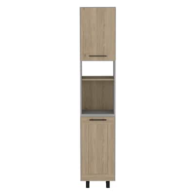 Kitchen Pantry for Kitchen, Dining Room,Living Room, Light Pine