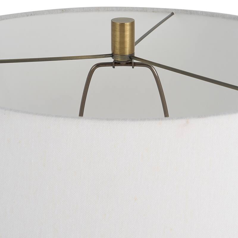 Uttermost Miraz Iron Floor Lamp - 19" dia x 65.75"