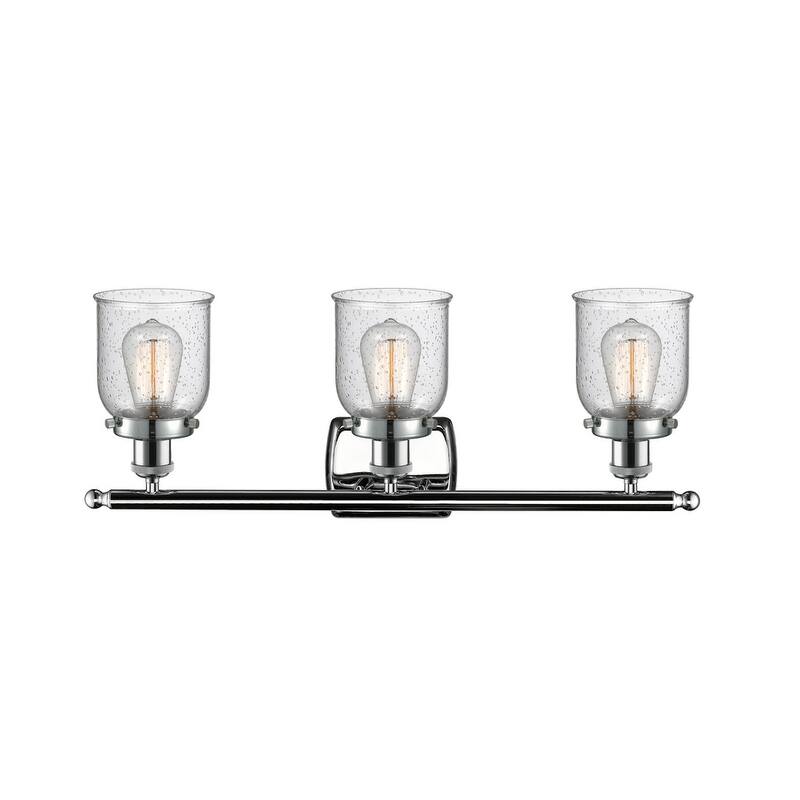 Innovations Lighting Small Bell 3 Light 26" Wide Vanity Light
