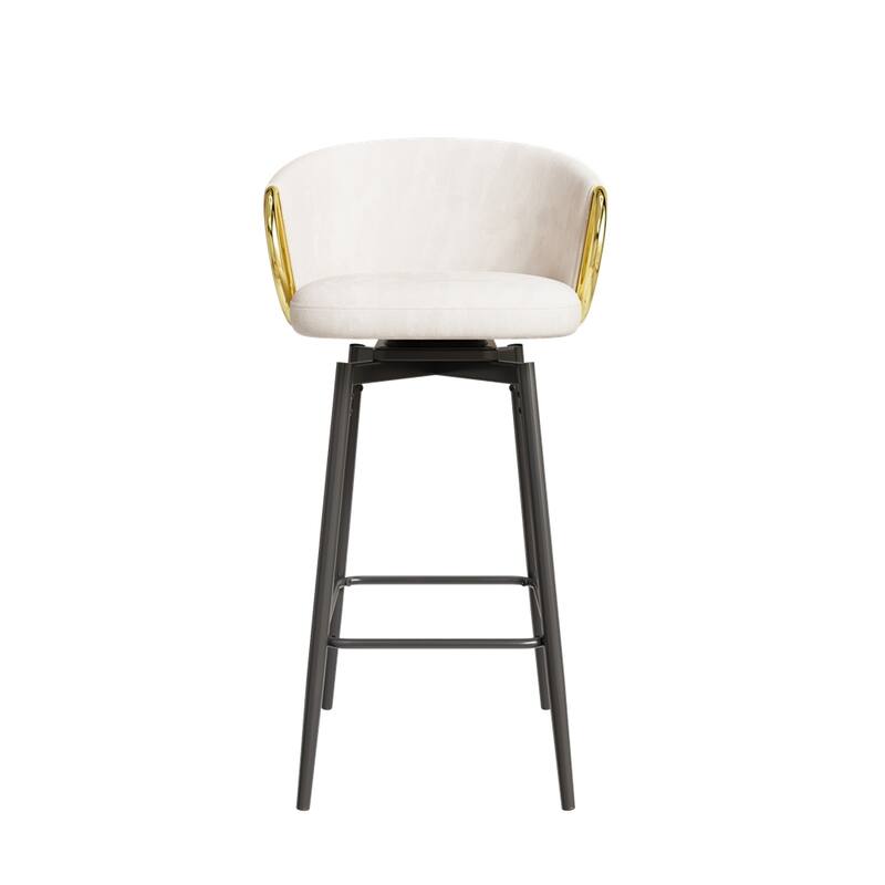 30" Dining Chairs Set of 4,Modern Style 360°Swivel Bar Chairs