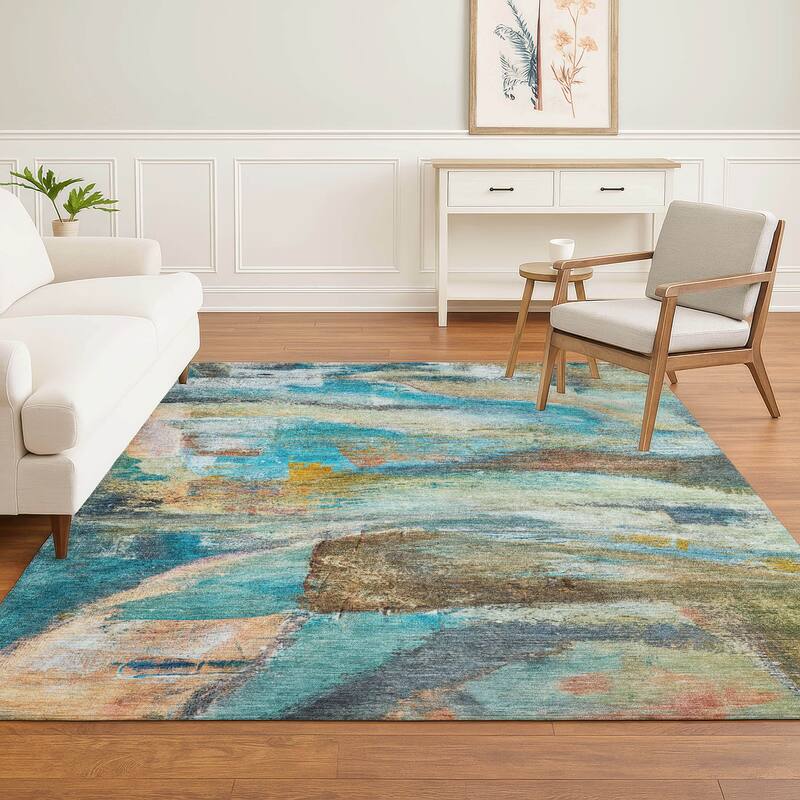 Premium Washable Super Soft Abstract Chic Mayfield Rug