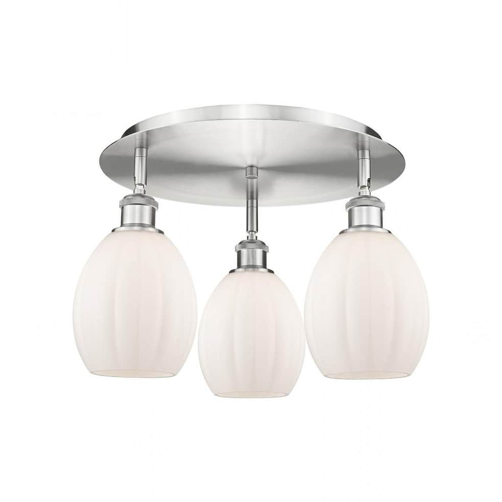 Innovations Lighting 516-3C-11-19 Eaton Flush Eaton 3 Light 19" Wide