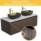 preview thumbnail 15 of 39, Vintage Aluminium Bathroom Vanity With Countertop Sink Copper Faucet Set