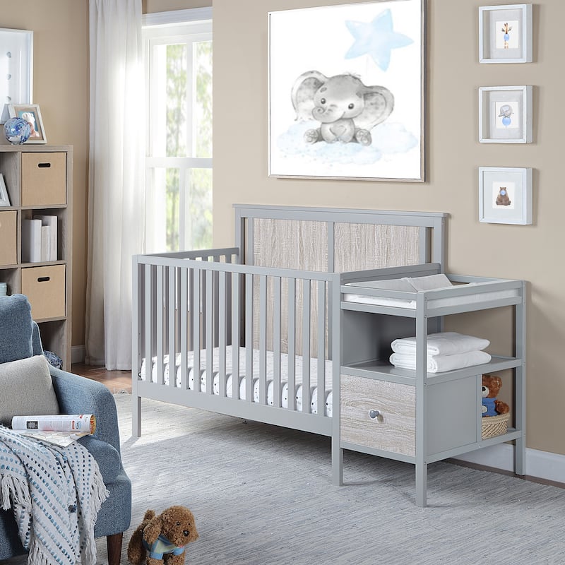 Suite Bebe Connelly 4-in-1 Crib and Changer Combo