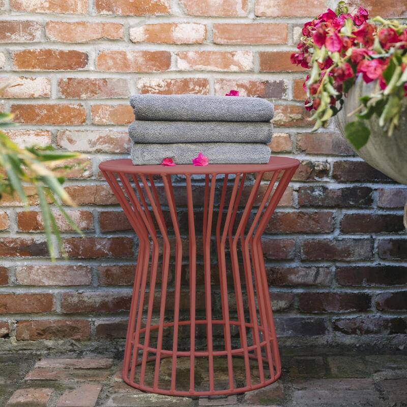 The Novogratz Poolside Gossip Collection Roberta Outdoor/Indoor Side Table