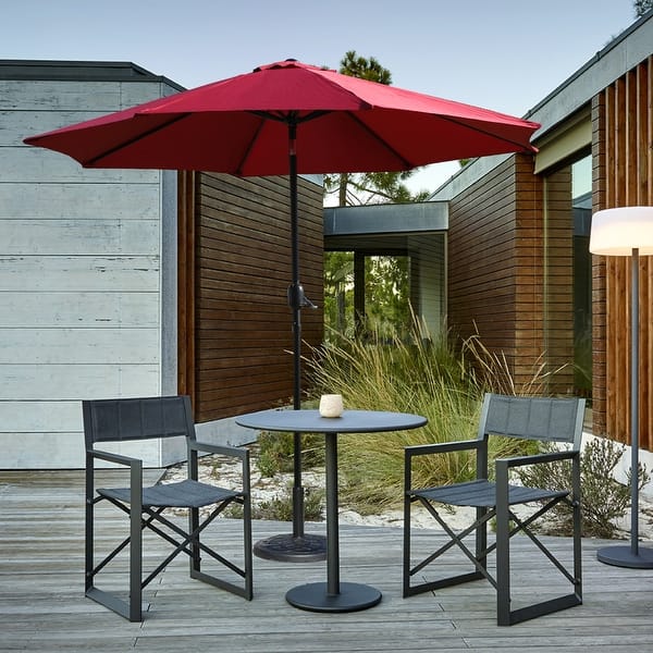 Davee Furniture 9 Ft Red Patio Umbrella with Base Included - Bed Bath &  Beyond - 33952030