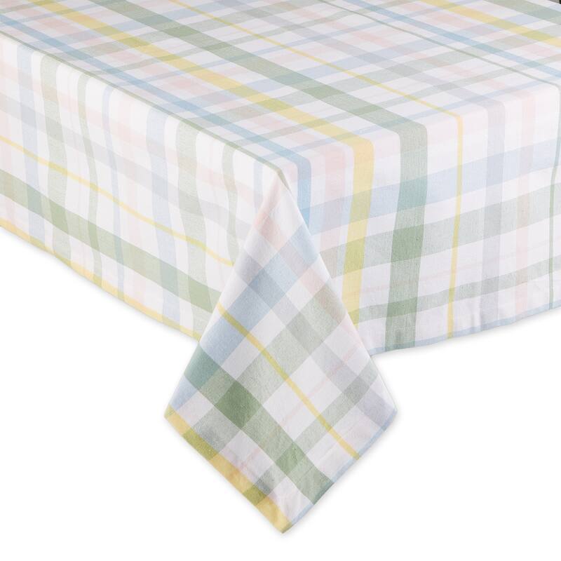 Sweet Spring Plaid Tablecloth 60x84