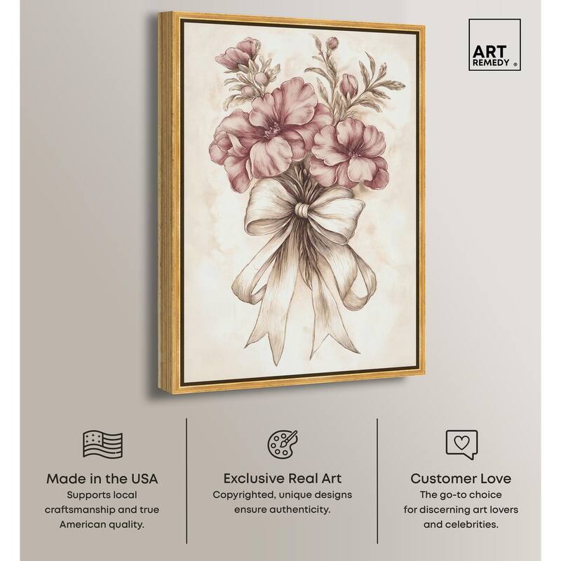 Tied with Tenderness I Canvas by Art Remedy