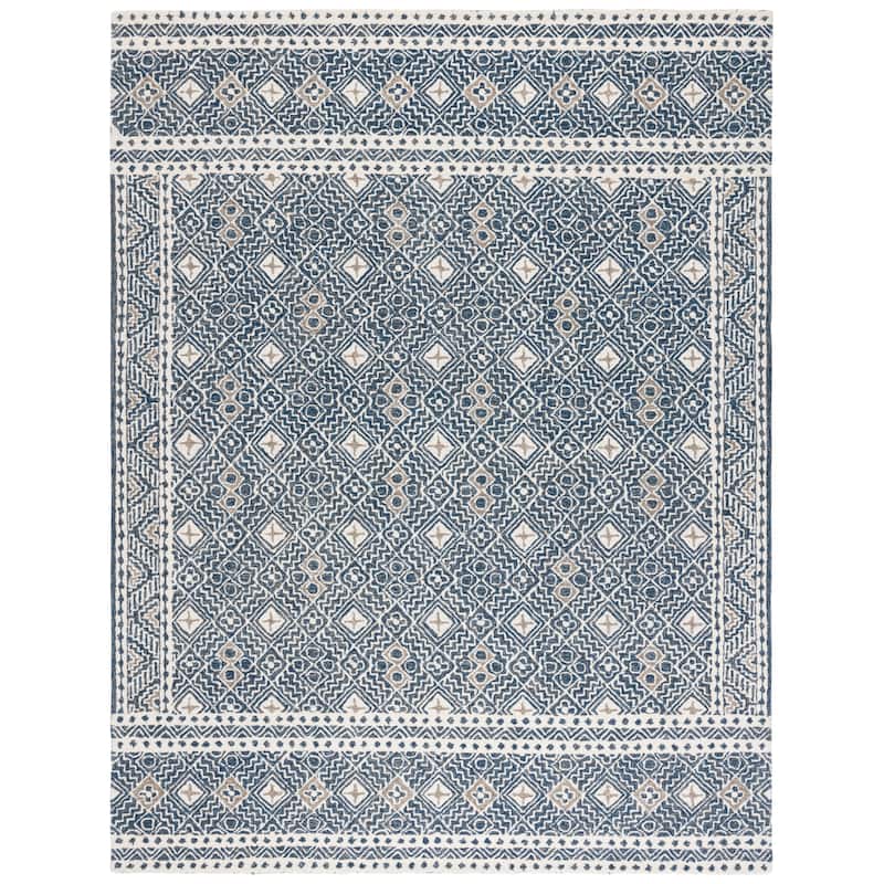 SAFAVIEH Handmade Micro-Loop Jelske Wool Rug
