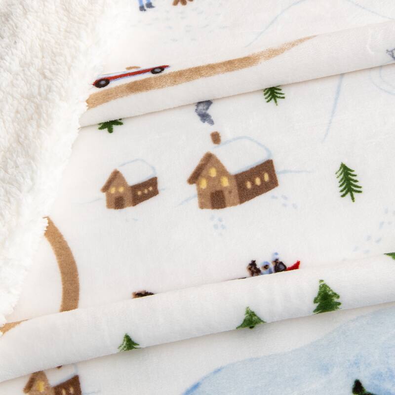 Luxurious Rustic Lodge Velvet Plush Throw