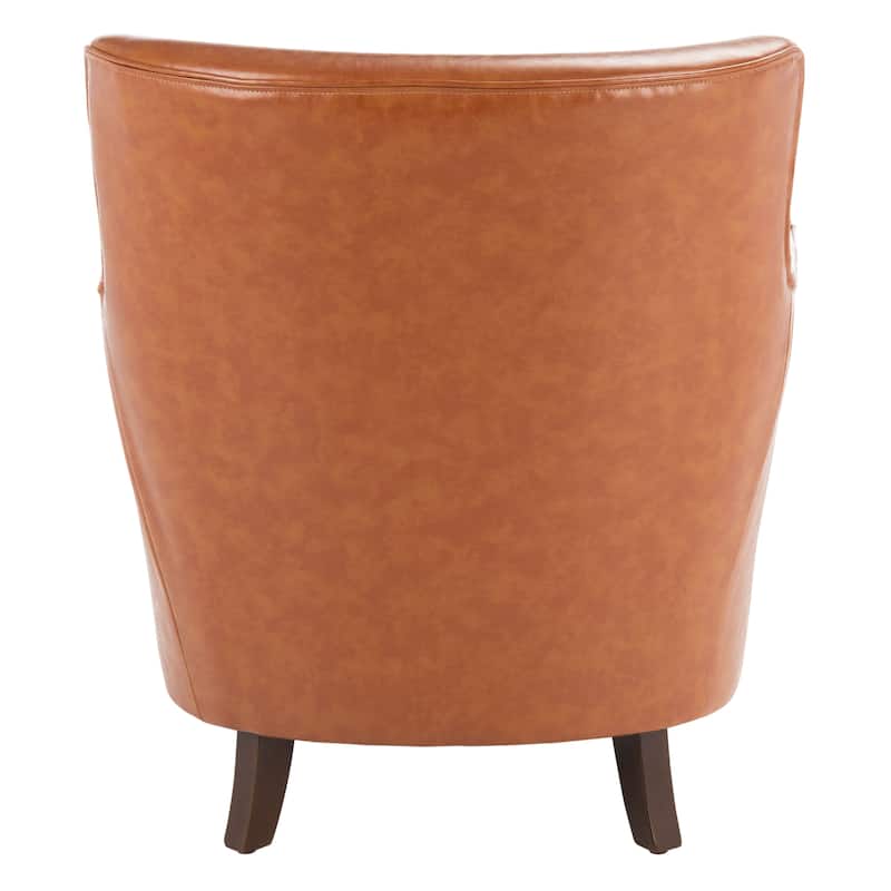 SAFAVIEH Nella Accent Chair - 31.1" W x 33.3" L x 34.4" H - 31Wx33Dx34H